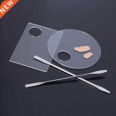 Acrylc Clear Makeup Palette Clear Nal Stampng Plates Pol