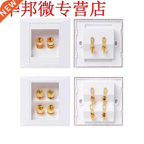 Wall Socket Audio Video Panel Speaker Junction Box Power Out
