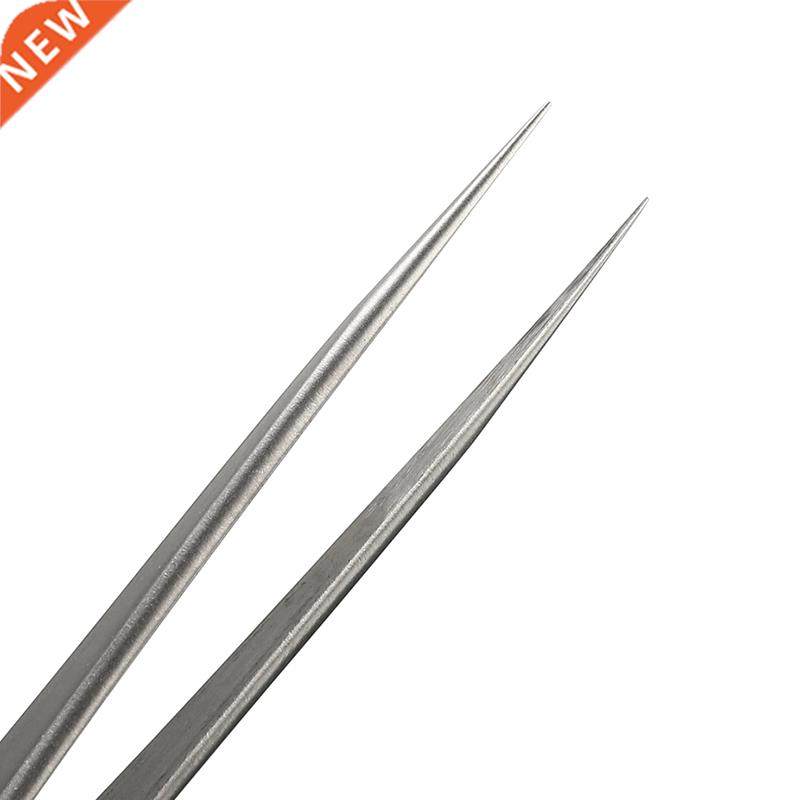 1PC 14mm High Precision Stainless Steel Pointed Tweezers SS-