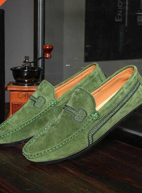 Men Shoes Big Size 38-48 Genuine Leather Mens Loafers Summer