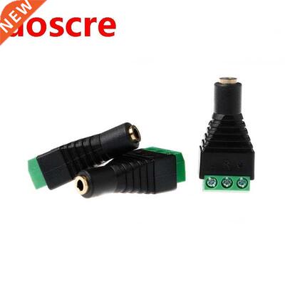 3 Pcs Video AV Balun 3.5mm Stereo Female to AV 3 Screw Termi