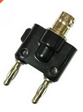 Speaker Kabel Connector BNC naar 4mm Banana Plug Adapter