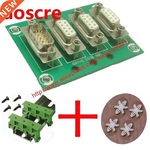 DB9 male to female D-SUB Buss Board Interface Module with D