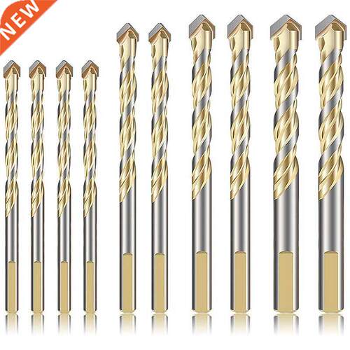 10PCS Masonry Drill Bit Set Tipped Ceramic Tile Drill Bits T