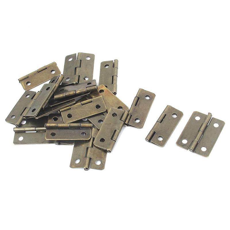 foldable screw mounting door butt hinges length bronze tone