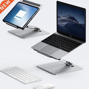 Laptop Stand Riser Height Adjustable Aluminum Foldable Table