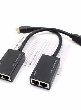 1080p HDM Over RJ45 CAT5e CAT6 UTP LAN Ethernet Balun Exten