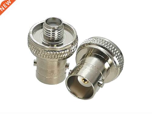 1Pcs BNC Female jack to SMA Female jack Nickel Plated RF Ada
