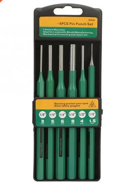 6pcs Chrome Vanadium Steel Pin Chisel Set for Building Decor