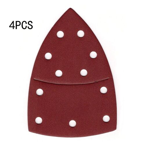 Red 105X152mm Flocking Grinding Disc Self-adhesive Polishing