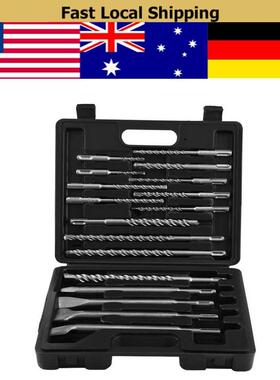 1 Set of 17pcs Drill Bits and Chisels Set 适用于 Electric Ro
