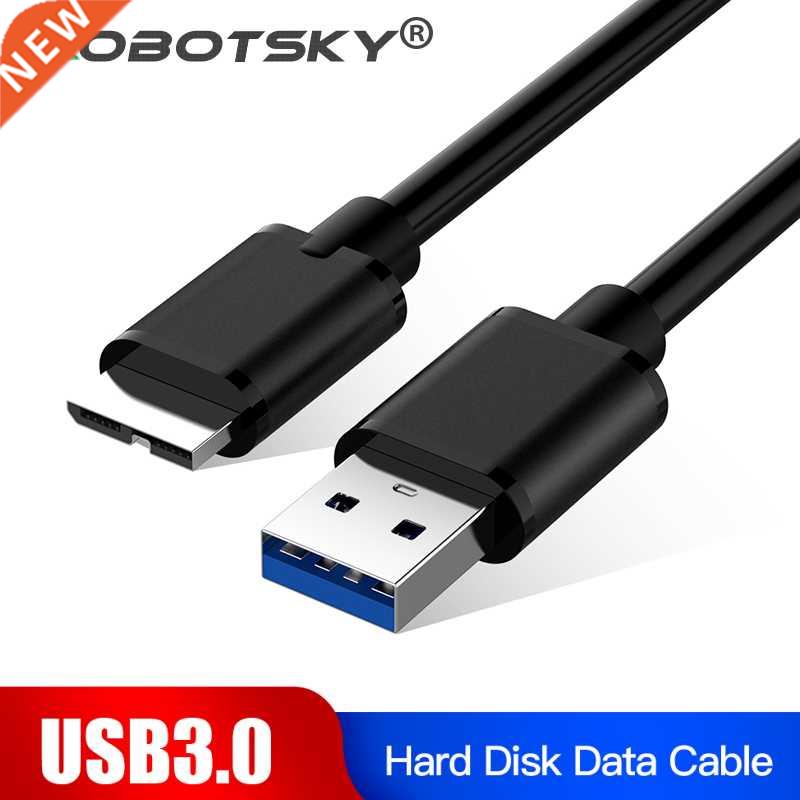 Hard Disk Cable USB .0 Male To Micro B Male Cable Fast Cha
