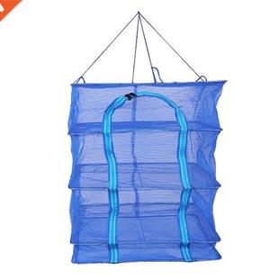 1Pcs Foldable Fishing Net Multi-Layer Drying Net Basket Drye