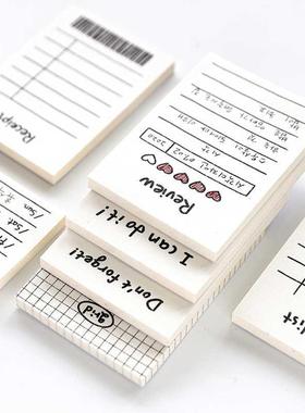 50Sheets/Pack Receipt Planner Pad Student School Stationery