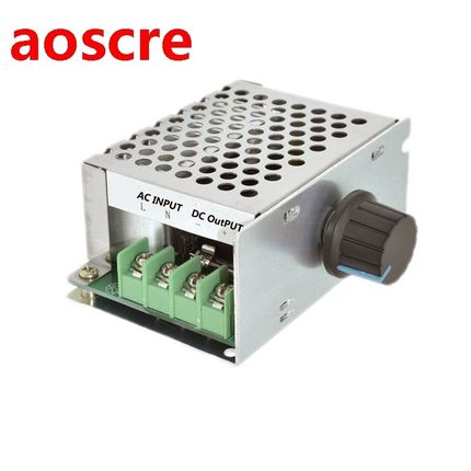 Input AC 220V output DC 10-210V PWM Controller Brush 220V DC