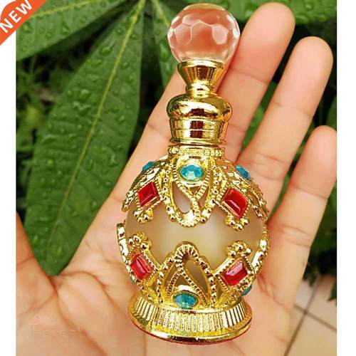 15ml Vintage Metal Perfume Bottle Arab Style Essential Oils