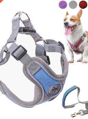 Pets Dogs Accessores Lumnous Adjustable Harness for Dogs P