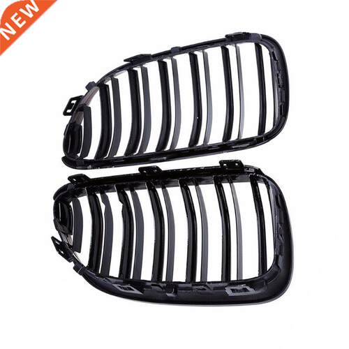 2PCS Front Bumper Center Kidney Grille Grill 适用于 B-MW  S