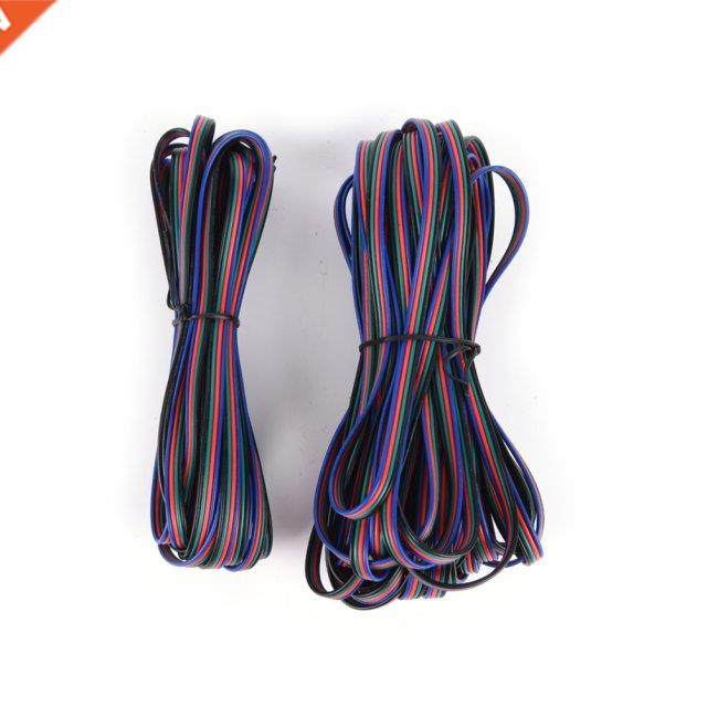 1pcs 5m 10m 4 PIN RGB Led Wire Cable LED RGB Cable Extension