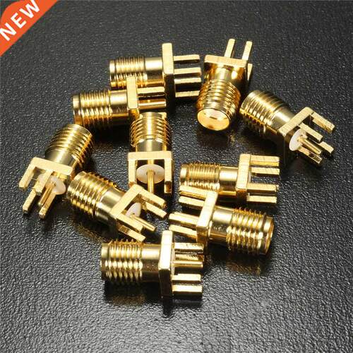 10Pcs 1.6mm SMA Female Jack Solder Edge PCB Straight Mount G