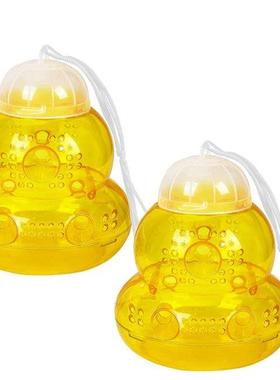 2 Pack Wasp Traps Outdoor,Reusable Carpenter Bee Traps For O