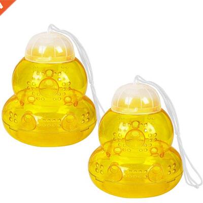 2 Pack Wasp Traps Outdoor,Reusable Carpenter Bee Traps For O