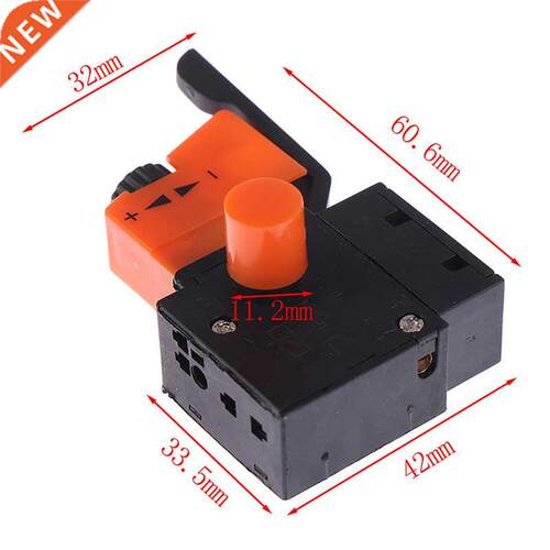 1pc AC 220V/4A FA2/61BEK Adjustable Speed Switch Plastic Met