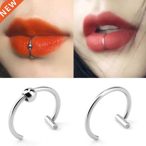 Goth Bead Nose Piercing nostri Lip Ring Fake Nose Ring Nose