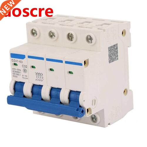 Miniature Circuit Breaker DZ47-63 4P 32A 400V Miniature RCCB