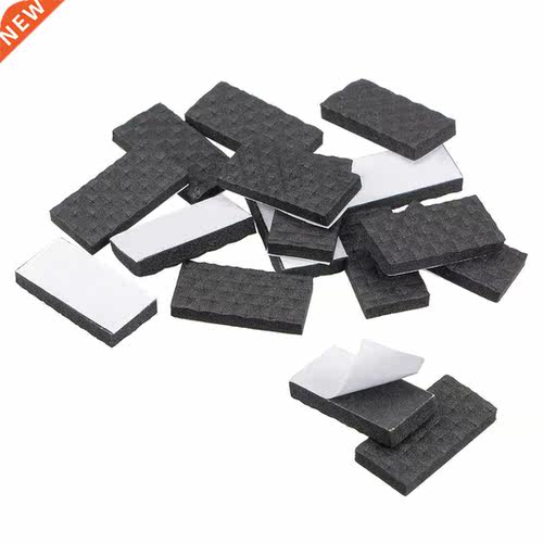 Furniture Pads Adhesive EVA Pads 30mm x 15mm Black 36Pcs