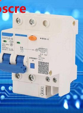 DZ47LE-32 2P+2 C20 Circuit Breaker 20A 230V Miniature RCCB R