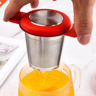 Stainless Steel Tea Strainer Mesh Filter Sifter Reusable Col