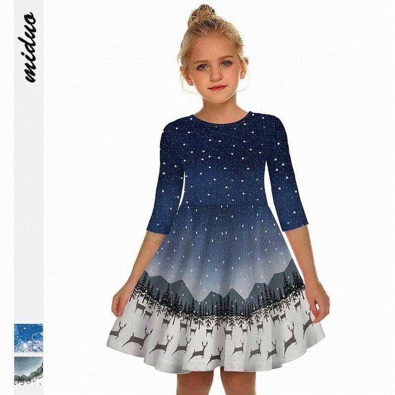 Baby Girls Summer Dress Floral Print Party Dresses For Kids