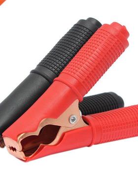 10pcs 100 Cr Clips lligtor Test Clmps 90mm Red + Blck