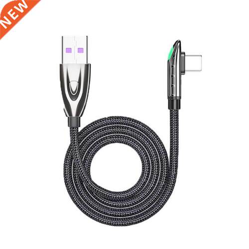 1/2/0.5 M Fast Charging Type c Elbow Data Cable Fast Transmi