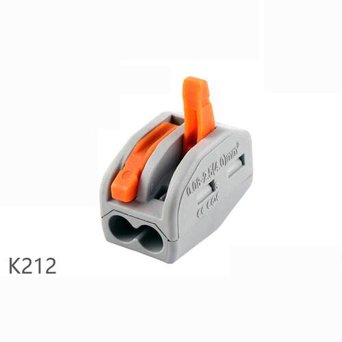 10Pcs Wire Connector PCT212 2P Compact Wire Connector Conduc
