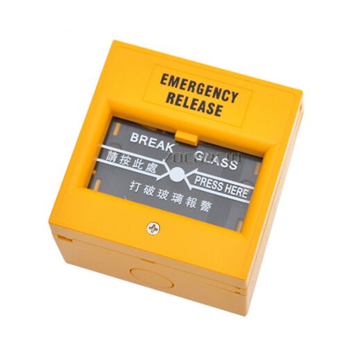 Emergency Door Release Switches Glass Break Alarm Button Fir