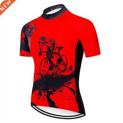 Pro Team Cycling Jersey Motocross Short Sleeves Tops Bicycle