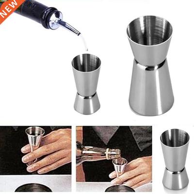 15/0ml 25/50ml Stainless Steel Cocktail Shaker Measure Cup