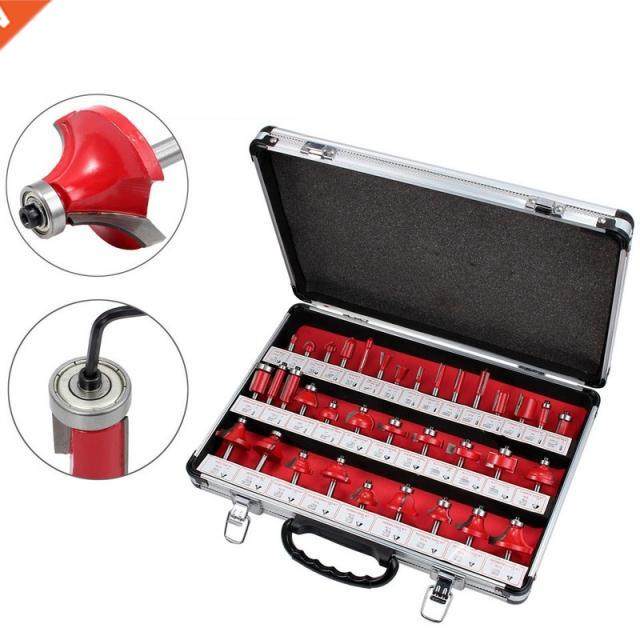 5PCS 6mm Shank Tungsten Carbide Router Bit Set Wood Woodwor