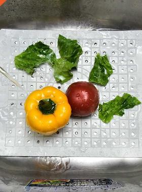 Quick Drain Kitchen Table Anti Slip Soft Rubber Sink Mat Dry