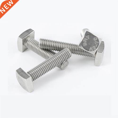 304 Stainless Steel Square Head Screws Bolts GB35 M5 M6 M8 M