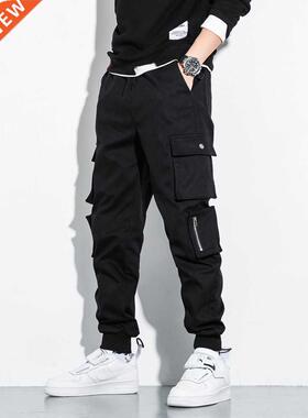 Spring Summer Multi-Pockets Cargo Pants Men 2021 New Setwear