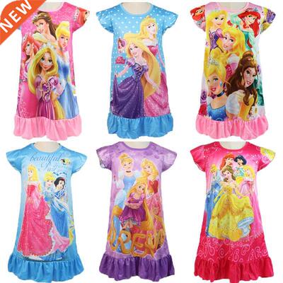 Princess Girl Dress Rapunzel Summer Clothing Kids Clothes Ch