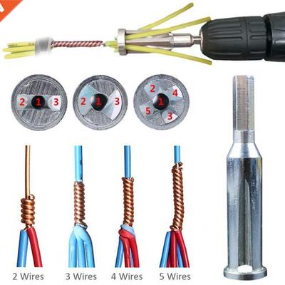 Automatc non-peelng electrcan parallel connector wre co