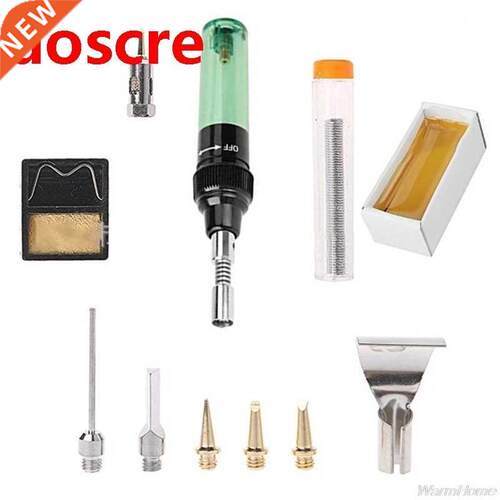 11 Pcs Gas Welder Electric Welding Tool Cordless Gas Solderi