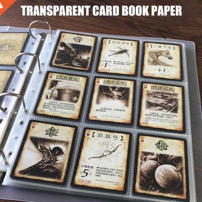1 Set Trng Gaming Card Sleeves Holders Wallets Album Page