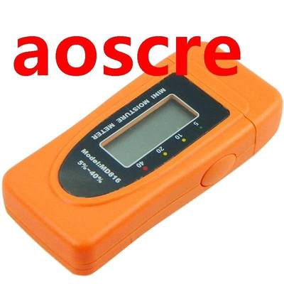 Mini 2Pins LCD Digital Moisture Meter Tester Wood Bamboo Cot