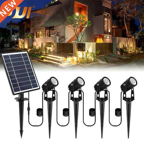 RGB White Warm 3W LED Outdoor Solar Landscape Lights IP65 Wa