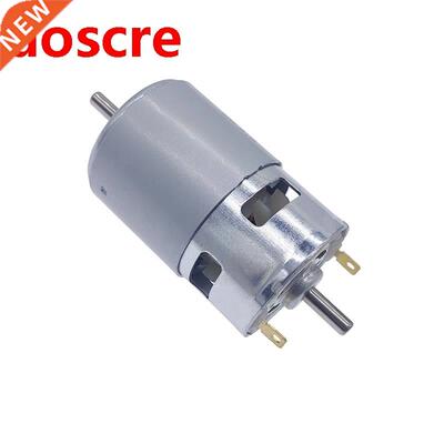 775 DC 12V-24V Double ball bearng Large Torque Double outpu